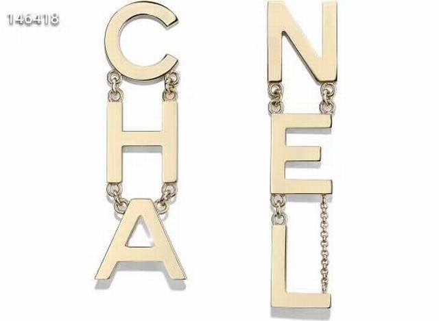 Chanel Ch Letter Earrings Chanel Earrings In Three Colors