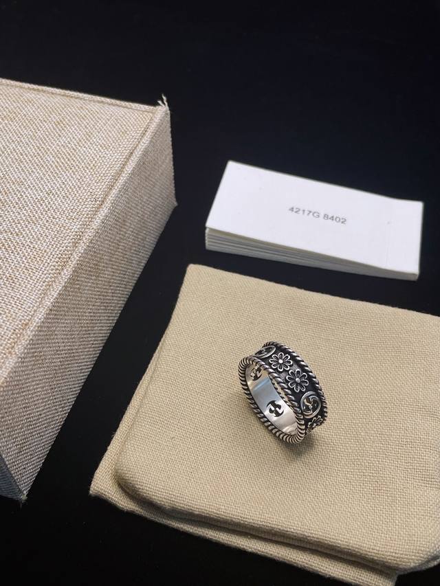 gucc* Vintage Daisy Flower Ring Size12#-24#