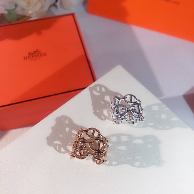 p Wide Ring Hermes Classic High-End Atmosphere Upscale Pig Nose Ring The Most