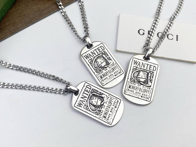One Piece Luffy Chopper Wanted Necklace For Men And Women Fashionable, Simple An