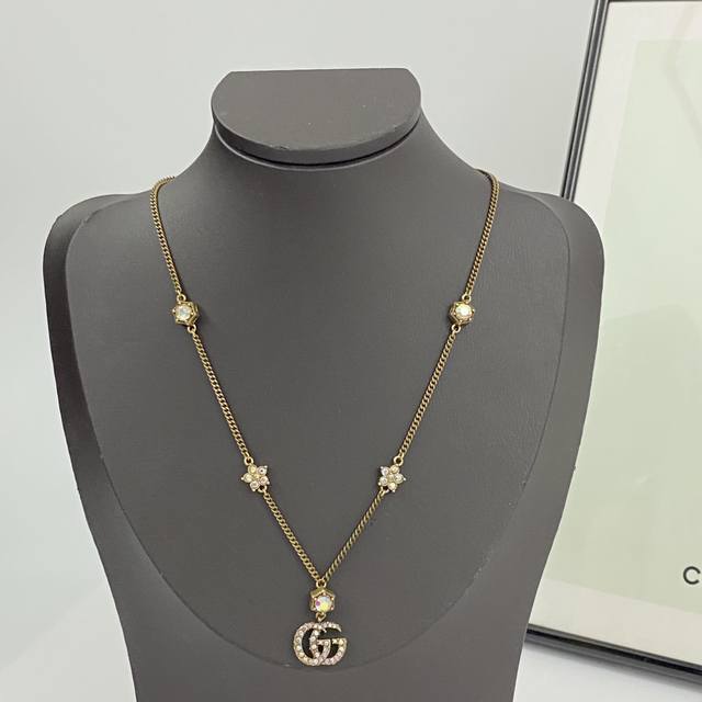 Code N712 Gucci Necklace Classic Hot-Selling Model Hot New Cool And Colorful Dia