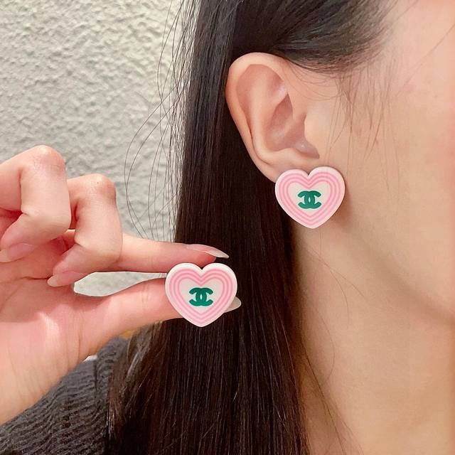 Chanel Love Double C Earrings