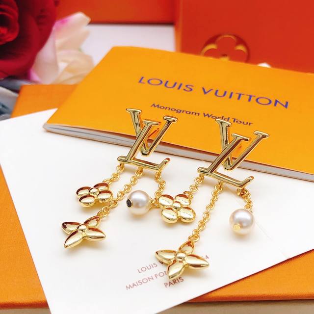 No.Led0177 Lv*Latest Tassel Earrings Consistent Zp Brass Material