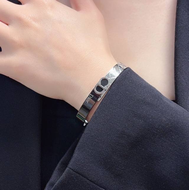 Dior's New Beautiful Open Bracelet Can Be Salty Or Sweet. The New Bracelet Can B