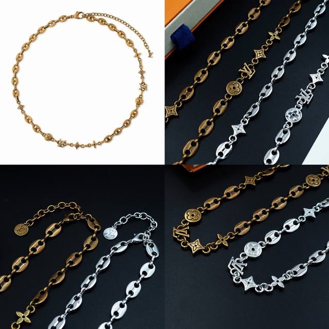 The Lvsallor Necklace Is Made Of Brass With A Distressed Effect. It Pays Tribute