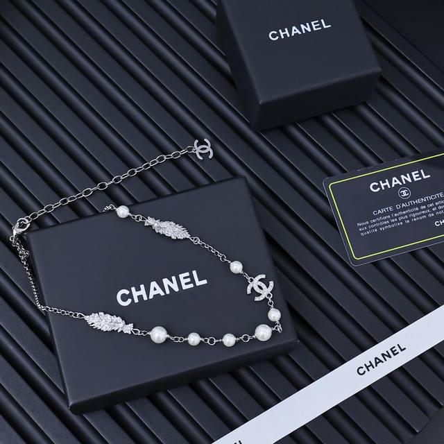 Chanel Feather Pearl Necklace The Bird Series Is Beautiful And New. The Ultimate