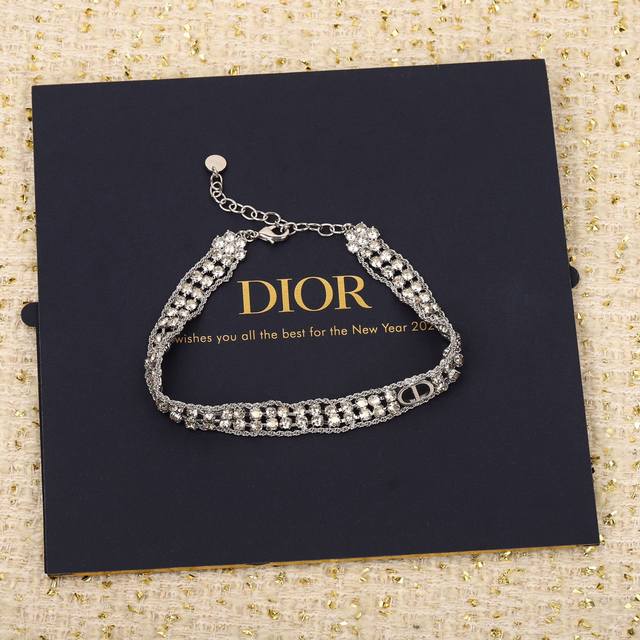 High Quality Details As Shown In The Picture D Double-Layer Full Diamond Choker