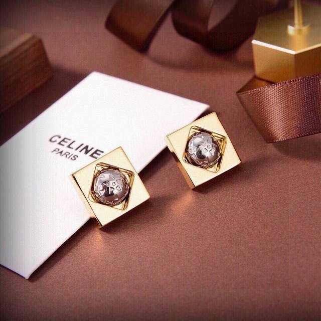 celine The New Golden Planet Earrings Have A Unique Design And Personality, S