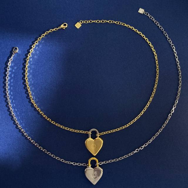 Necklace Gv92 Givenchy Givenchy Fashion Design Gold And Silver Color Love Lock P