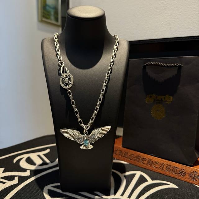 New Arrival Goro S Takahashi Goro Turquoise Eagle Necklace Top Version Look For