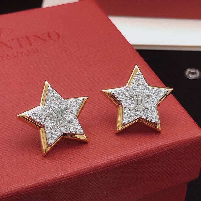 No.Sled0001 Celine*Latest Constellation Earrings Consistent With Z Batch Brass M