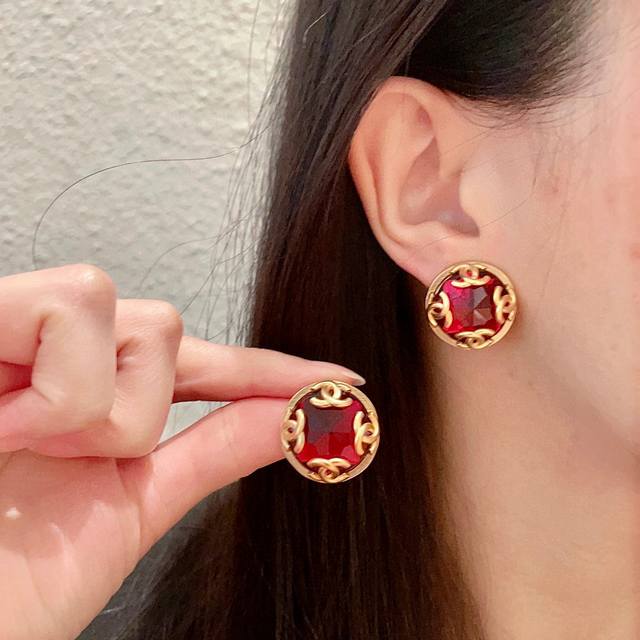 Chanel Double C Earrings