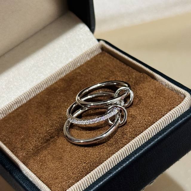 a5730 Independent Designer Three-Ring Ring Diy Wear N Ways To Wear High-End C