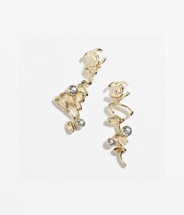 Counter Same Style Chanel Double C Earrings