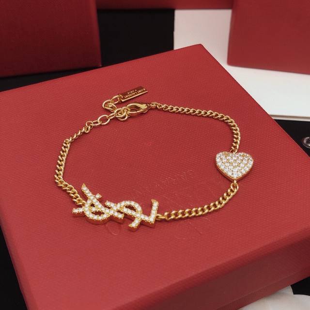 No.Ysl0013 Yvessaintlauren*Latest Love Bracelet Consistent Zp Brass Material