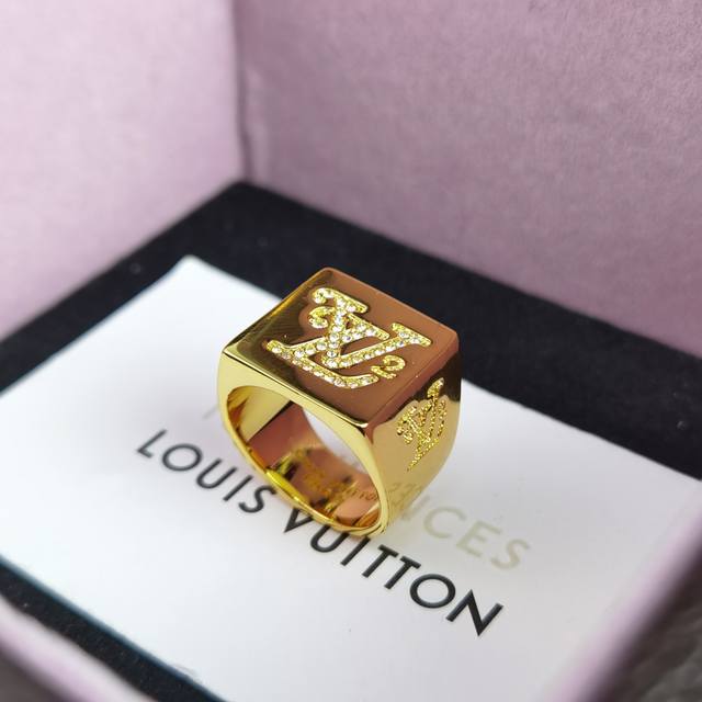 squared Lv Ring The Ring Is From The Joint Series Of Louis Vuitton And World-