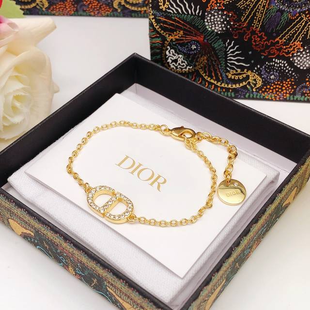 No.Dsl0132 Dio*Latest Cd Mini Bracelet Consistent Zp Brass Material