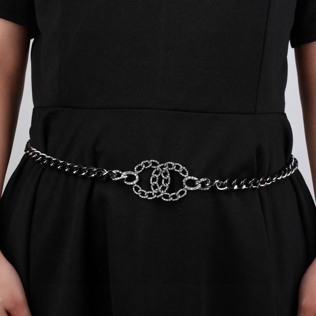 Chanel New Waist Chain Counter Synchronous New Double C Waist Chain Exquisitely