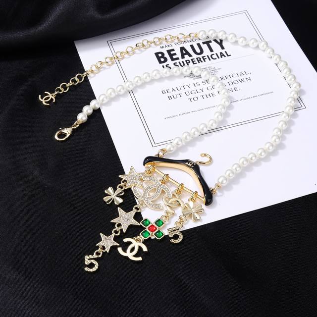 chanel Chanel's New Hanger Necklace Is Very Finely Crafted In Every Detail. T