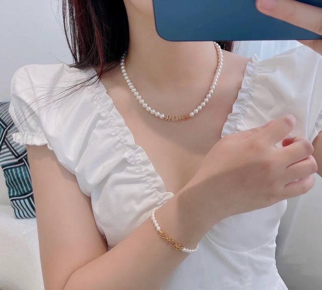 Today's New Model Code N1079 0267820 Dior Necklace Hot-Selling Model Is Hot On T