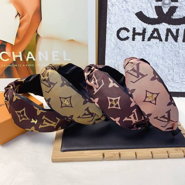 lv Louis Vuitton Donkey Brand Headband New Simple Logo Light Luxury Style Hea