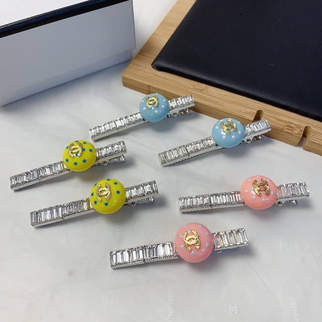 chanel Xiaoxiang Chanel Hairpin Candy Logo Side Clip Bangs Clip Pressure Clip