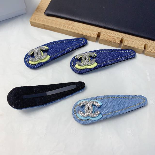 chanel Xiaoxiang Chanel Hairpin Denim Edge Clip Bb Clip Bangs Clip Pressure C
