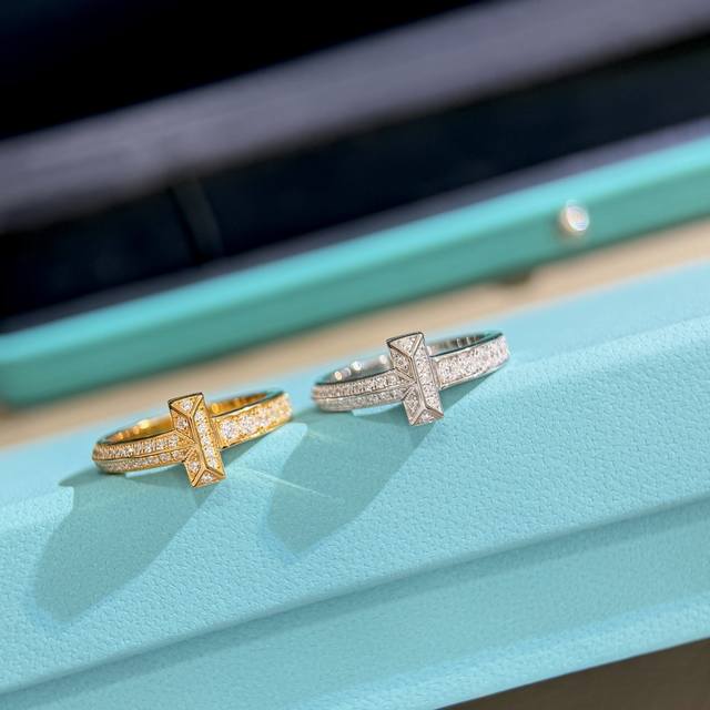 a4133 T's Hot T1 Series Latest Full Diamond Narrow Version Ring Exclusive Hig