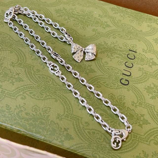 New Bow Necklace For Men And Women Gucci Necklace 2025 Latest Chain With Higher