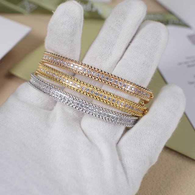 vca Narrow Version Single Row Diamond Bracelet Zp139000 Can Be Customized Wit