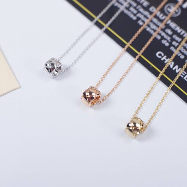 Chanel Small Gold Bean Necklace Zp20500 Z Is Real Gold And Real Diamonds. It Can