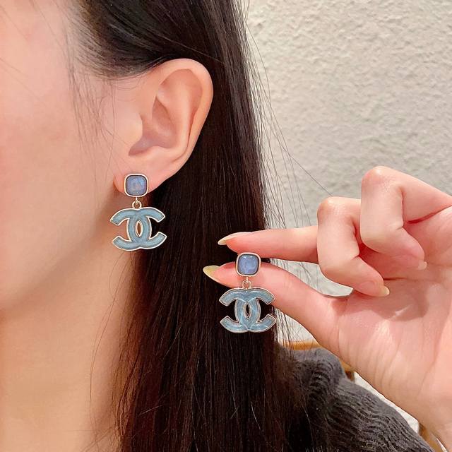 chanel Chanel Vintage Double C Earrings Original Replica Logo. Chanel's Style