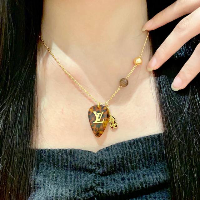lv Necklace Louis Vuitton Louis Vuitton Counter Consistent Material Hot Style