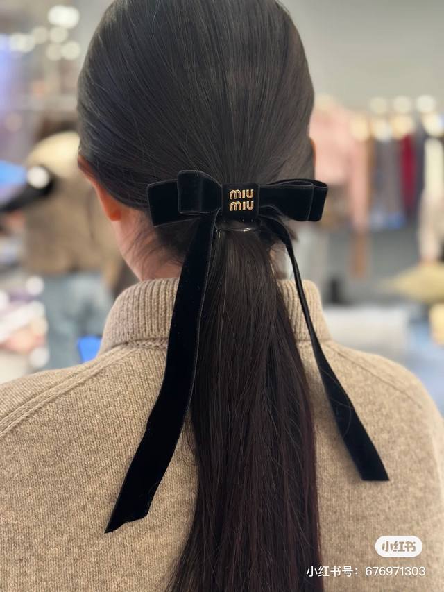 miumiu Hairpin Capture A Little Cutie. The Hairpins From Miu Miu Are So Cute.