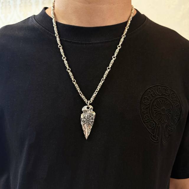 New Counter Quality Chrome Hearts Chrome Hearts Classic Retro Necklace Maojian P