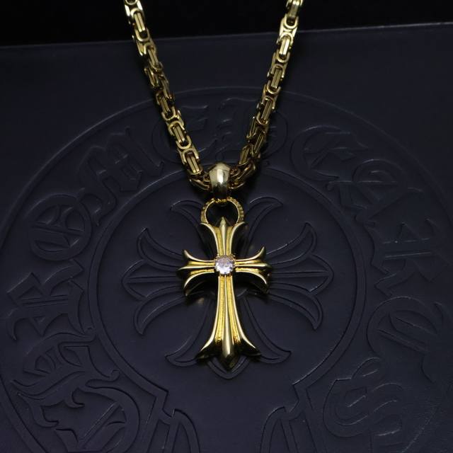 New Arrival Chrome Hearts 22K Gold Necklace For Those Who Are Looking For A Uniq