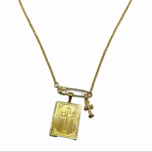 New Arrival Chrome Hearts 22K Gold Necklace For Those Who Are Looking For A Uniq
