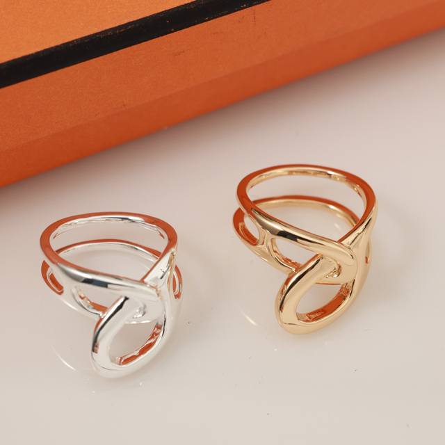 Hermes Classic High-End And Classy Ring The Most Attractive Classic Sub-Gold Mat