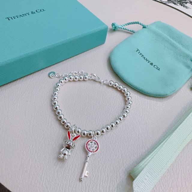 Tiffany Bracelet Tiffny&Co. Counter Exquisite Silver Version Celebrity Style Ret