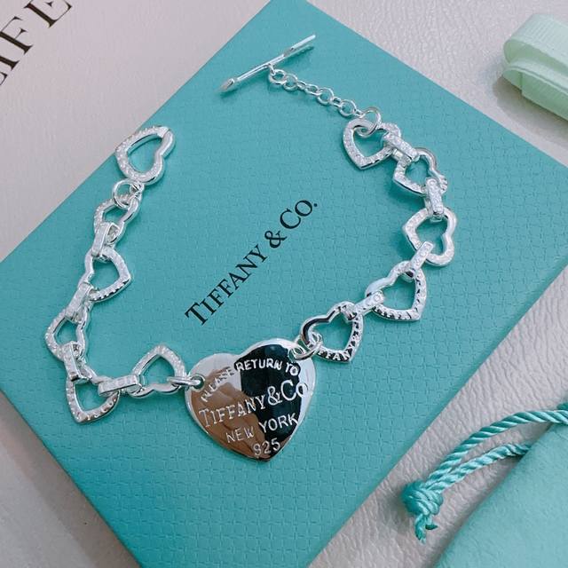 Tiffany Bracelet Tiffny&Co. Counter Exquisite Silver Version Celebrity Style Ret