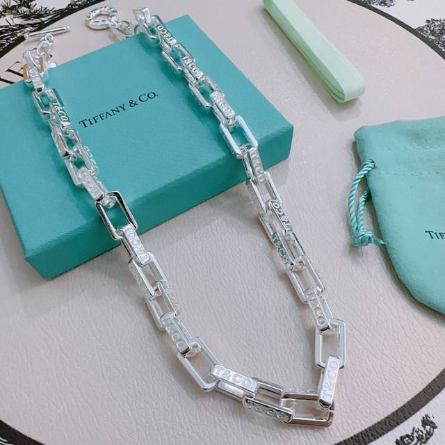 Tiffany Necklace Tiffny&Co. Counter Exquisite Silver Version Celebrity Style Ret