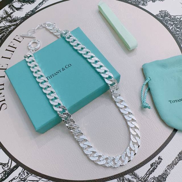 Tiffany Necklace Tiffny&Co. Counter Exquisite Silver Version Celebrity Style Ret