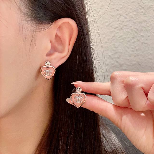 Chanel Love Double C Diamond Earrings