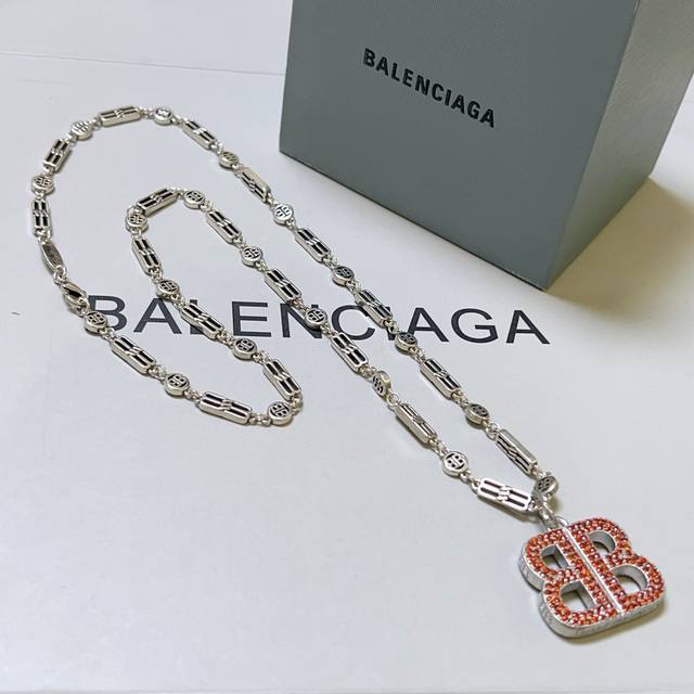 Original Goods New Product Balenciaga Necklace Balenciaga New Necklace Counter C