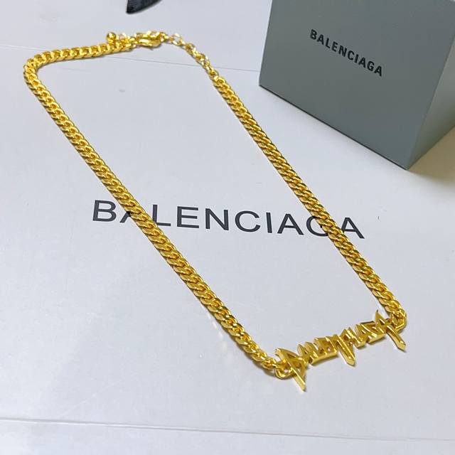 Original Goods New Product Balenciaga Necklace Balenciaga New Necklace Counter C