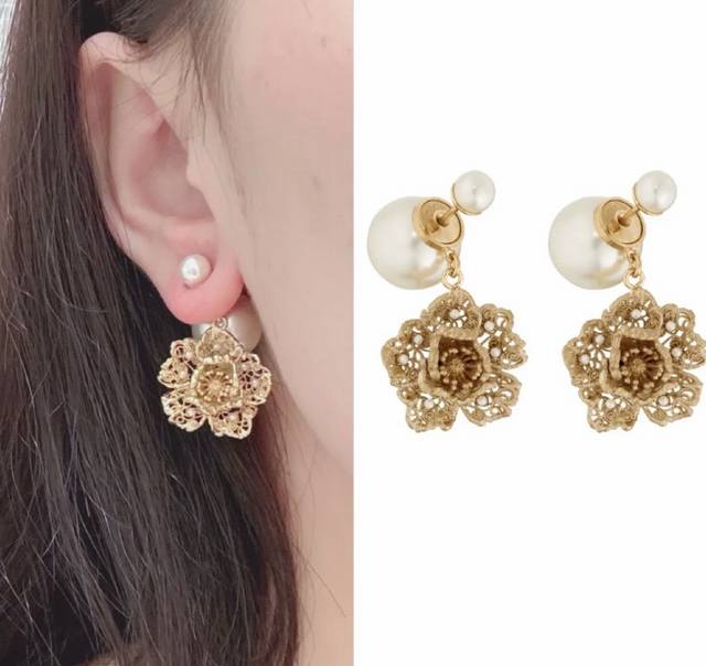 Today's New Model Code E3085 0267820 Dior Earrings Are Hot-Selling Models. New A