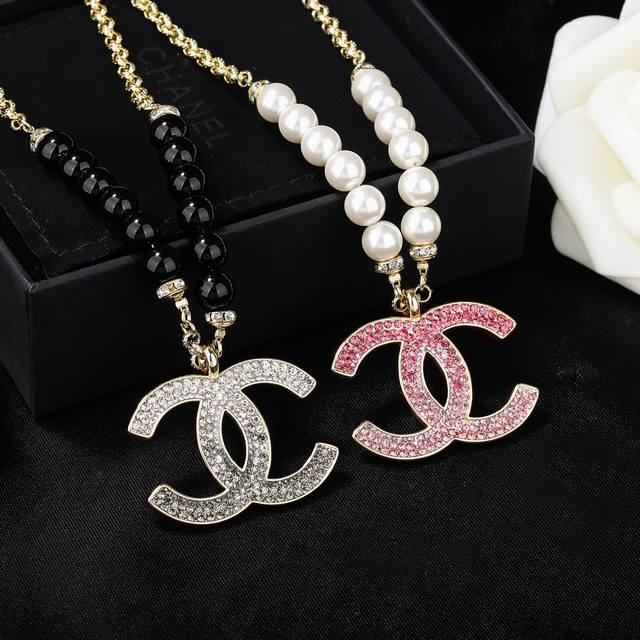 Chanel New Necklace Counter Synchronous New Double C Necklace Exquisitely Crafte