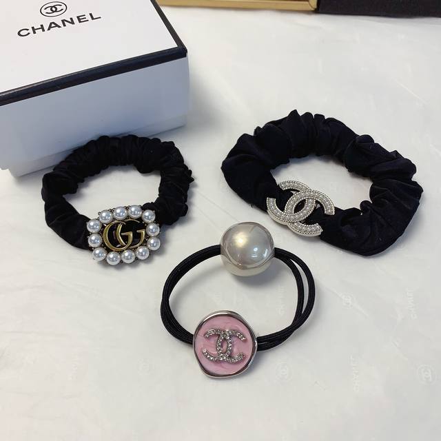 chanel Xiaoxiang Gucci Gucci New Logo Rubber Band Hairband Temperament All-Ma