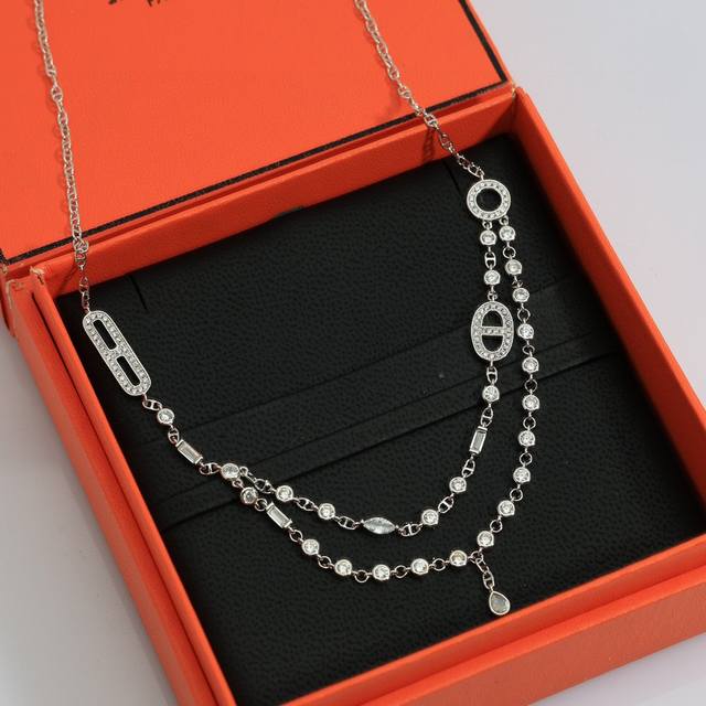 Hermes Necklace Pig Nose Necklace New Goddess Style Elegant And Beautiful Super