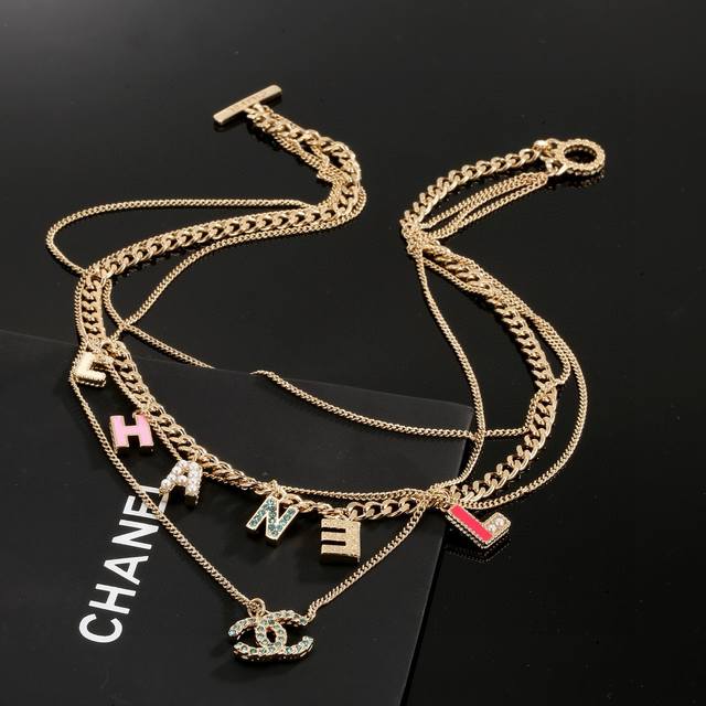 chanel Chanel Necklace, High-End Quality, Same Material As The Counter, Exqui